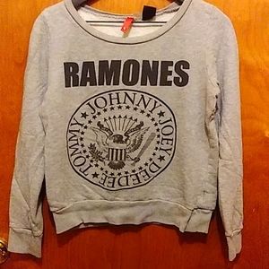 RAMONES h&m divided sweatshirt